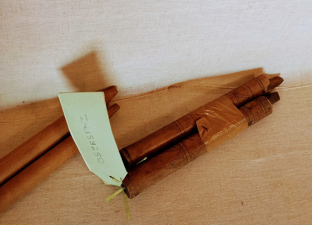 Pair of Algoza flutes from Rajasthan / Punjab folk tradition