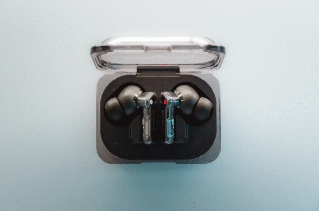 Boat Airdopes 141 TWS earbuds in their charging case, highlighting long battery life for daily commute.